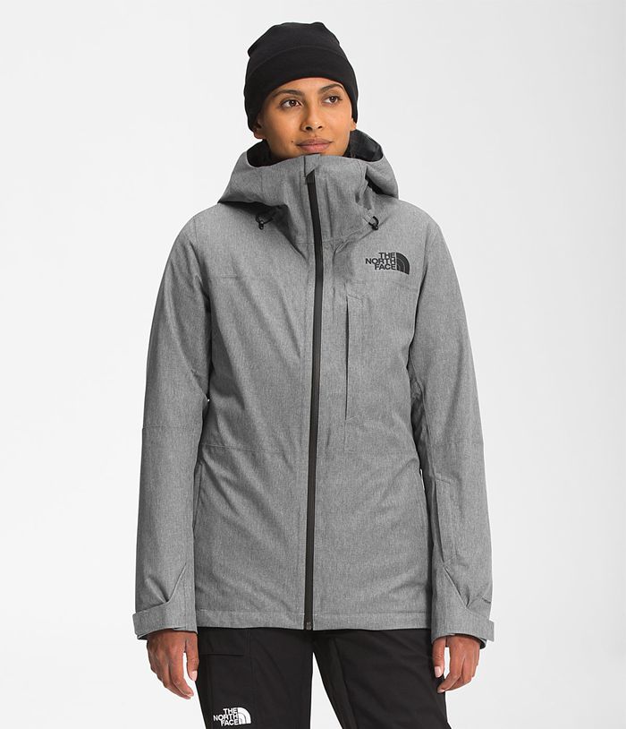 The North Face Kurtka Puchowa Damska Szare Thermoball™ Eco Narciarskie Triclimate® - HUKG26341